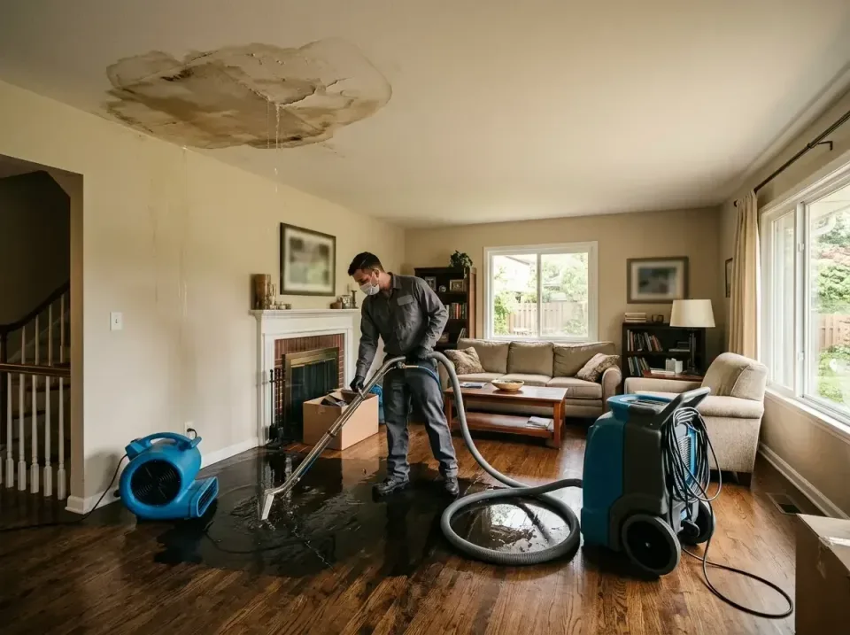 attic-pipe-burst-ceiling-drip-008 — frequently asked questions, Water Damage Restoration & Carpet Care in North Branch, MN